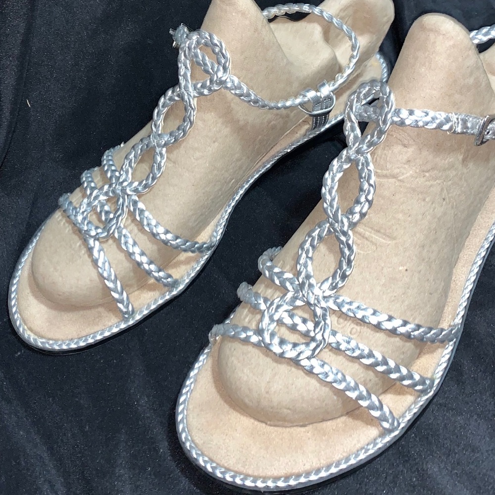 Silver Gladiator sandals - Picture 4 of 15